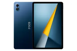 نمای کلی تبلت پوکو پد M1 شیائومی / Xiaomi Poco Pad M1 با نمایشگر روشن و نمایش پنل پشت