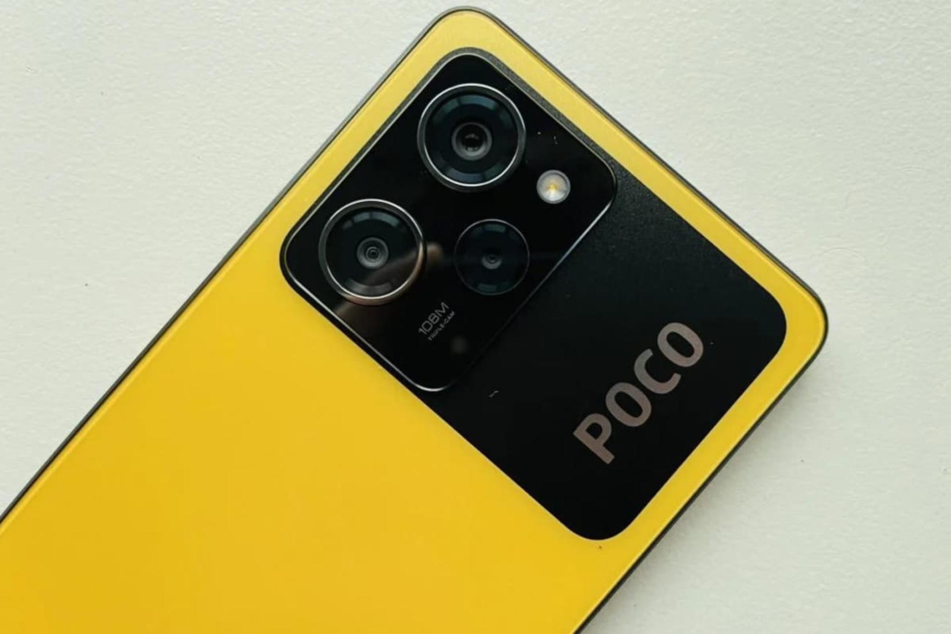 طراحی فاش‌شده‌ پوکو X5‌ پرو با چینش مثلثی دوربین