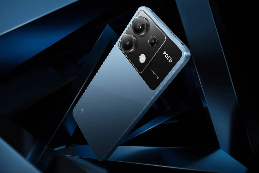 پنل پشت و چینش دوربین گوشی موبایل پوکو X6 شیائومی آبی / Xiaomi Poco X6