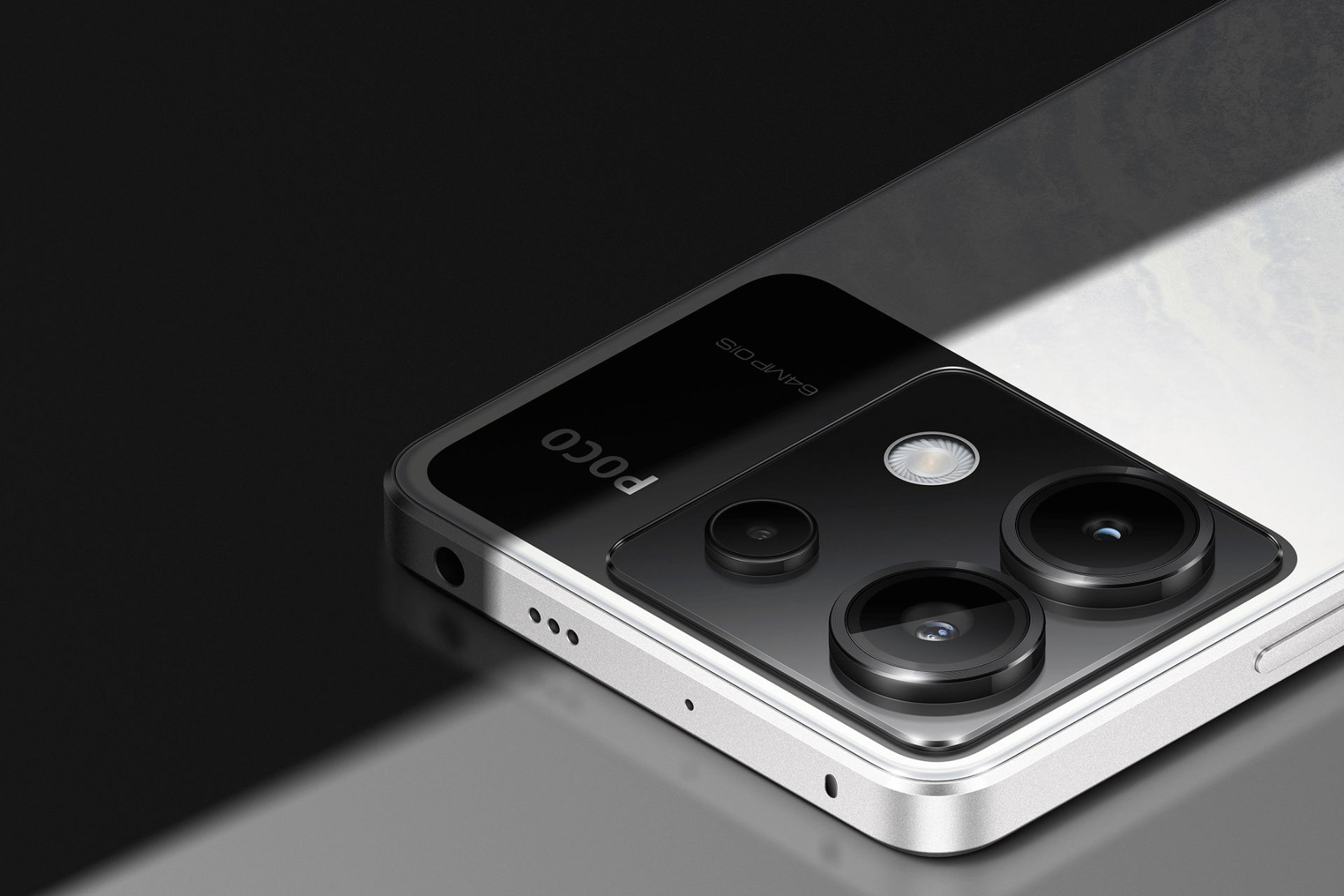 دوربین سه گانه گوشی موبایل پوکو X6 شیائومی سفید / Xiaomi Poco X6