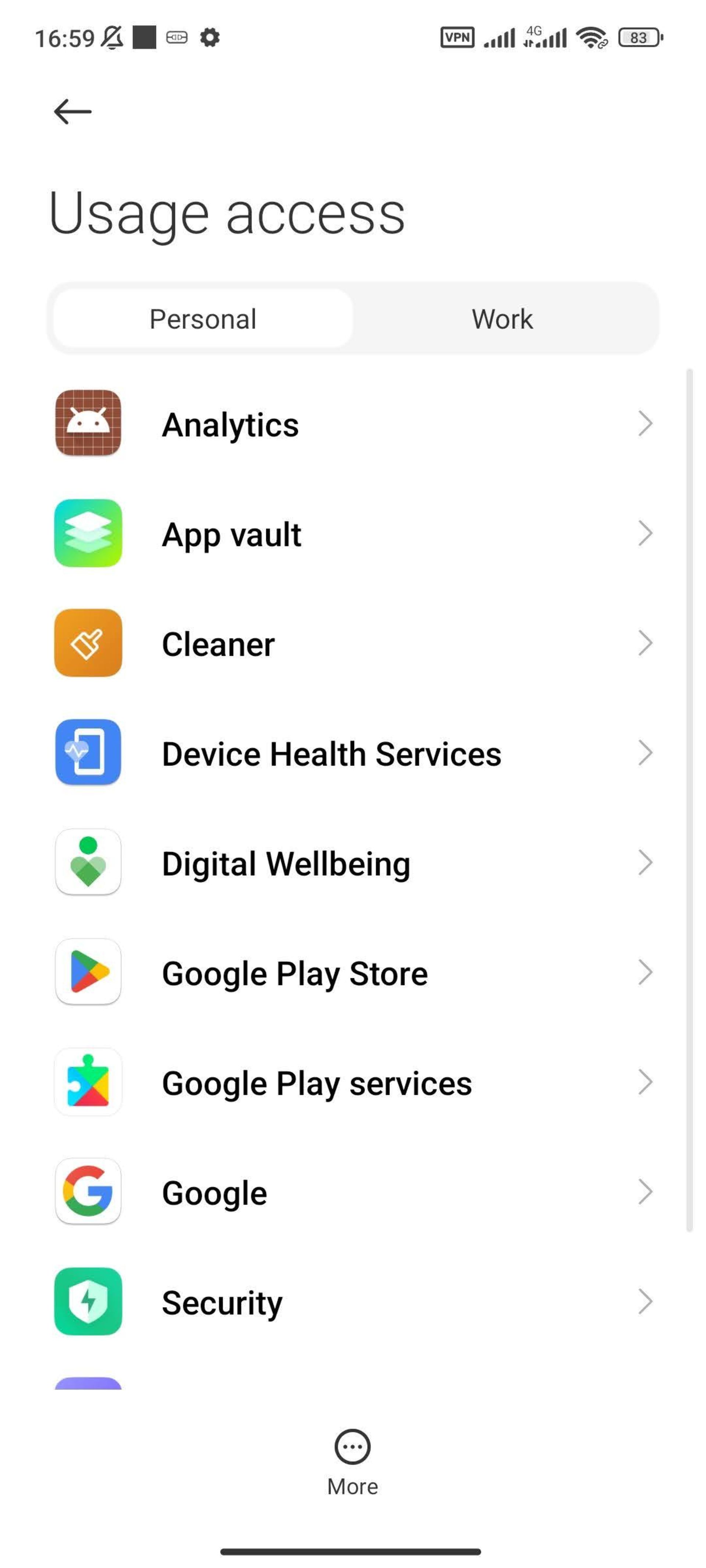 Xiaomi phone apps that have access to phone data