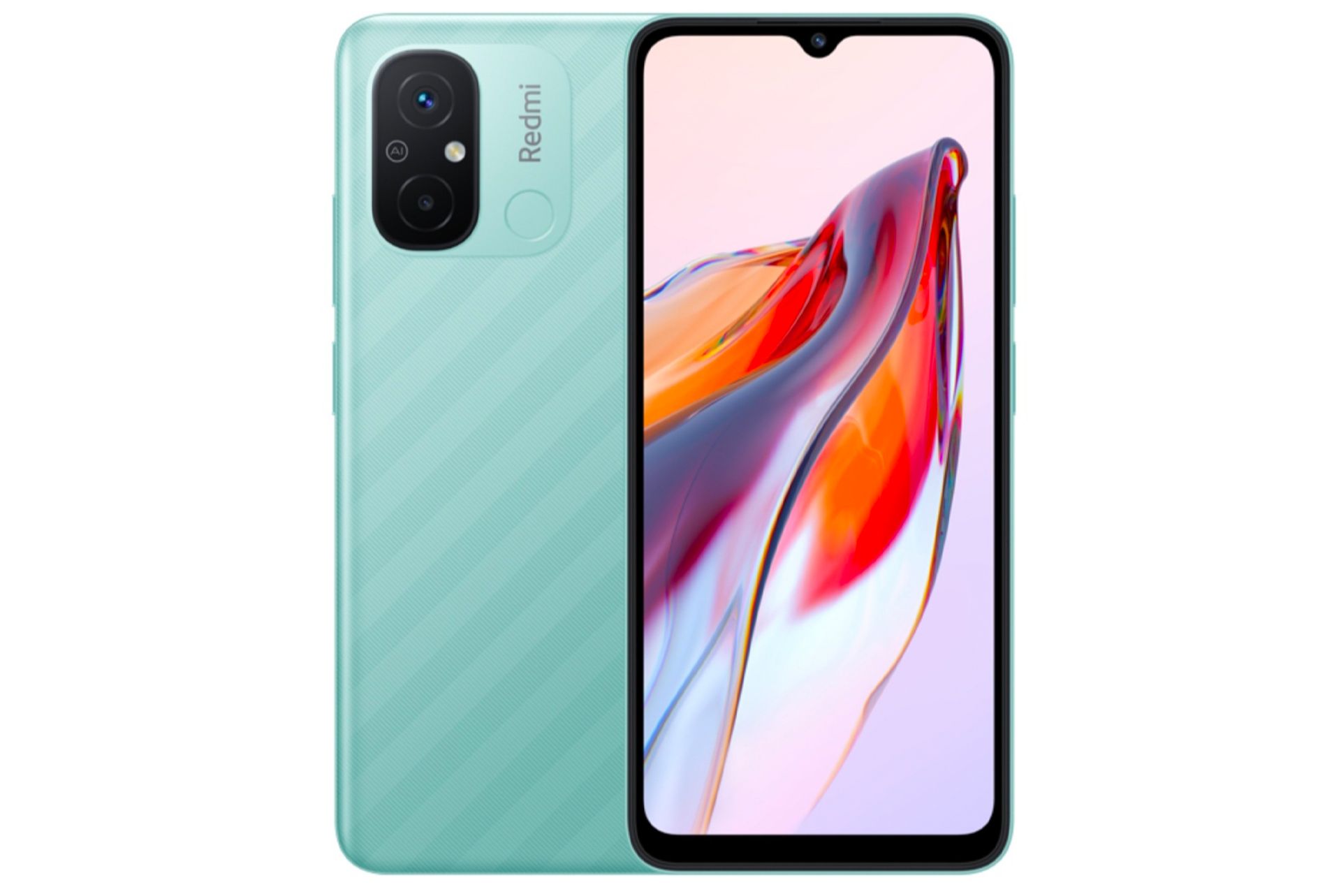 نمایشگر و پنل پشتی Redmi 12C مدل سبز