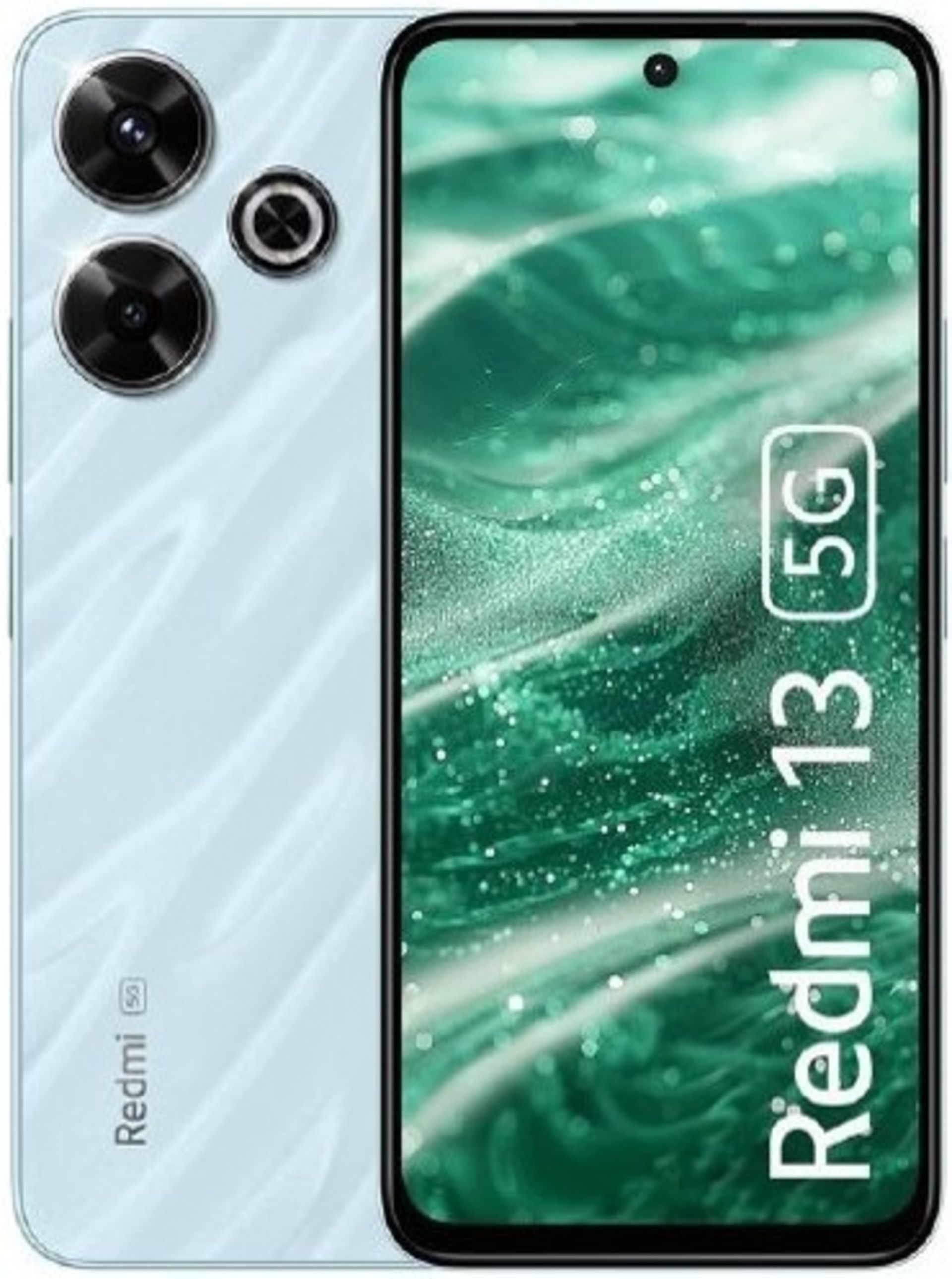 پنل پشتی و جلویی گوشی شیائومی ردمی ۱۳ 5G آبی