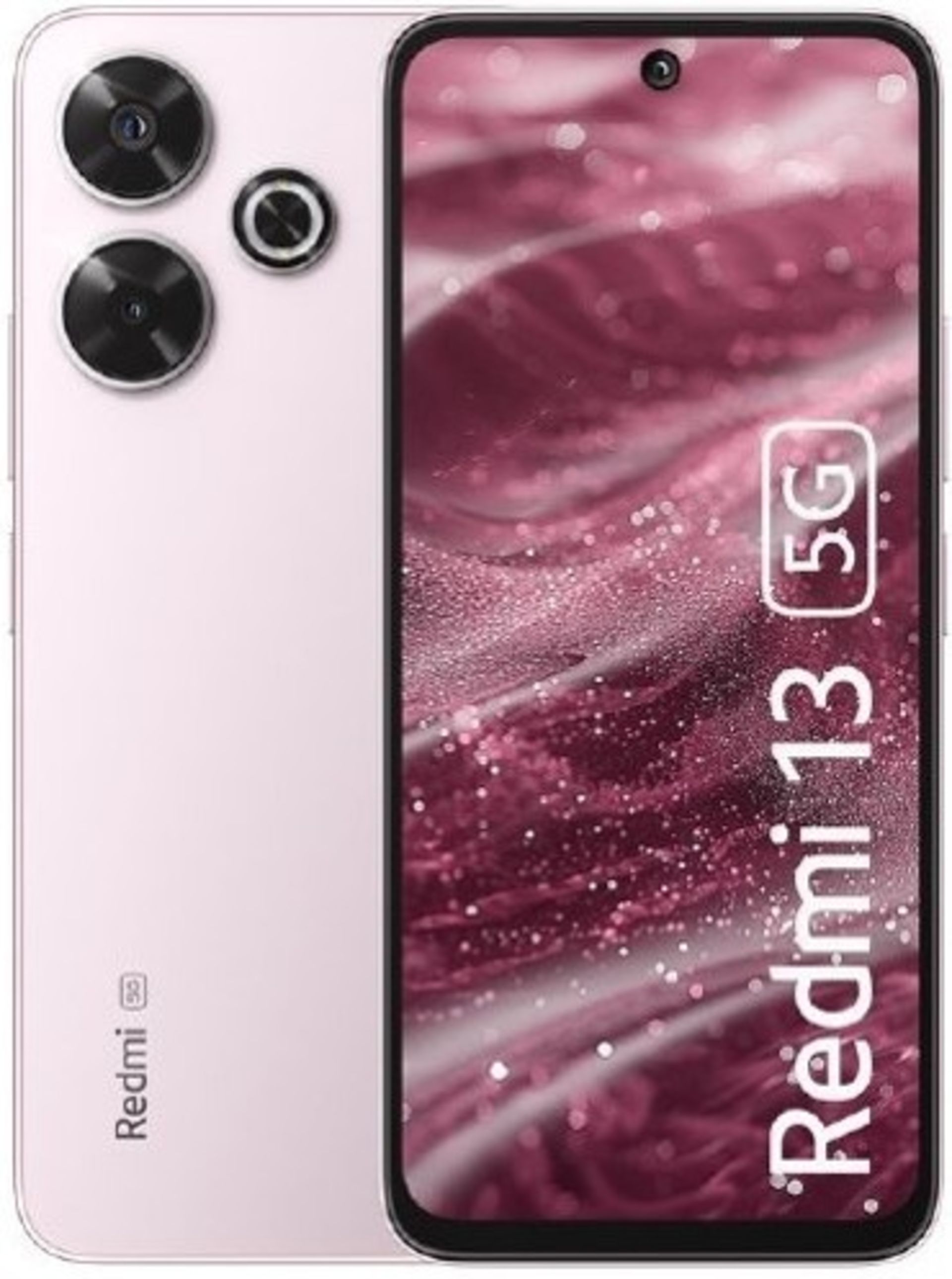 پنل پشتی و جلویی گوشی شیائومی ردمی ۱۳ 5G صورتی
