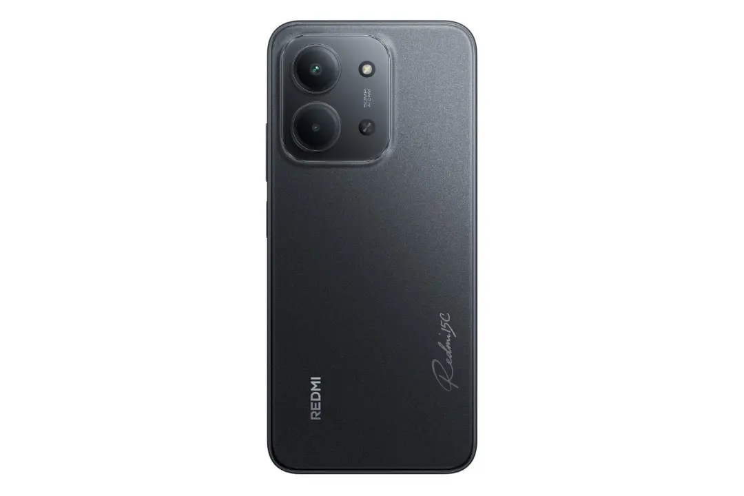 پنل پشت و چینش دوربین گوشی موبایل ردمی 15C شیائومی 4G مشکی / Xiaomi Redmi 15C 4G