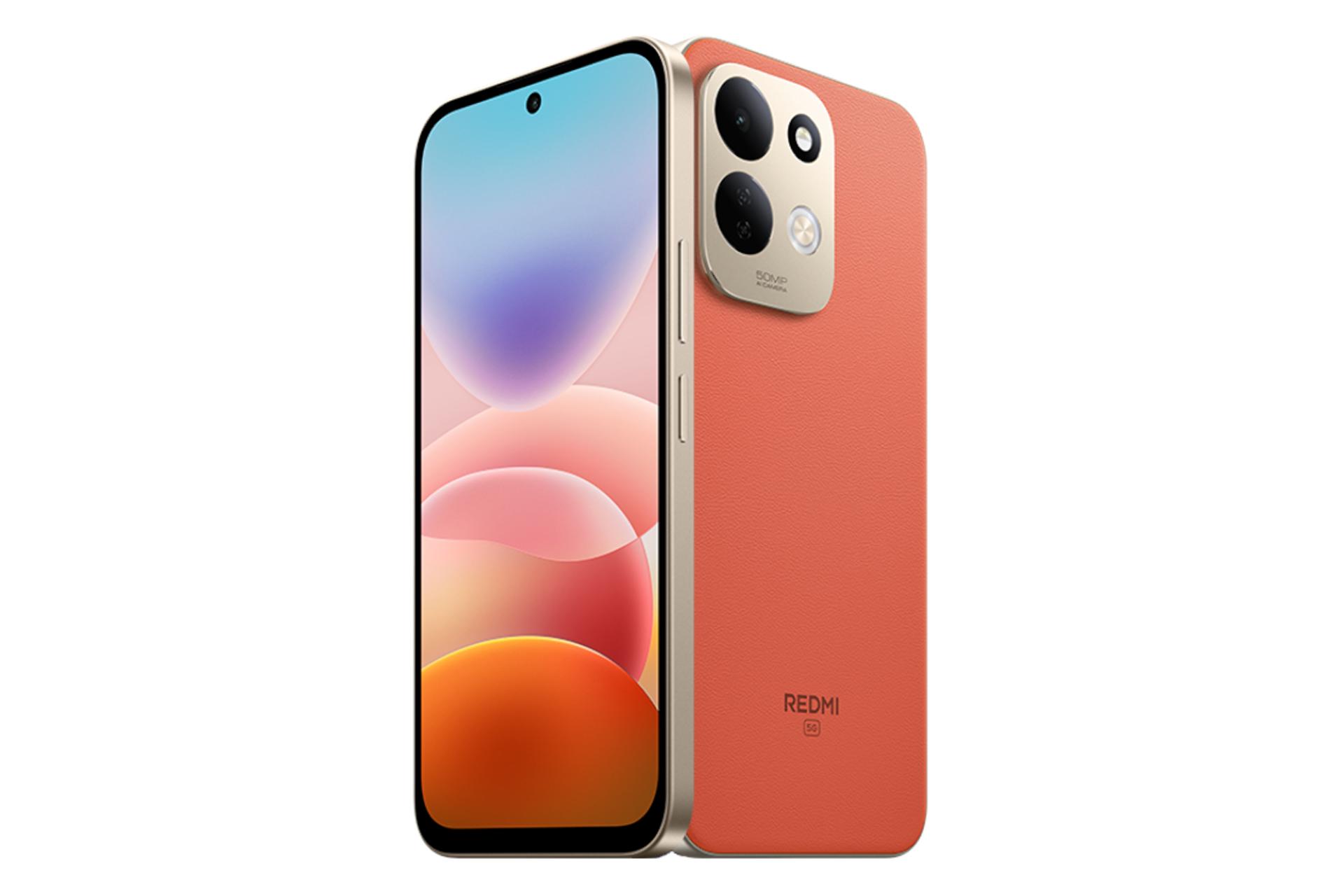 گوشی موبایل ردمی 17 شیائومی 5G نارنجی / Xiaomi Redmi 17 5G