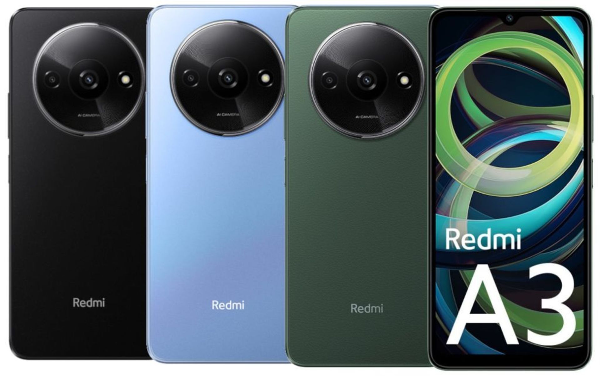 پنل پشتی و جلویی گوشی شیائومی ردمی A3 در سه رنگ