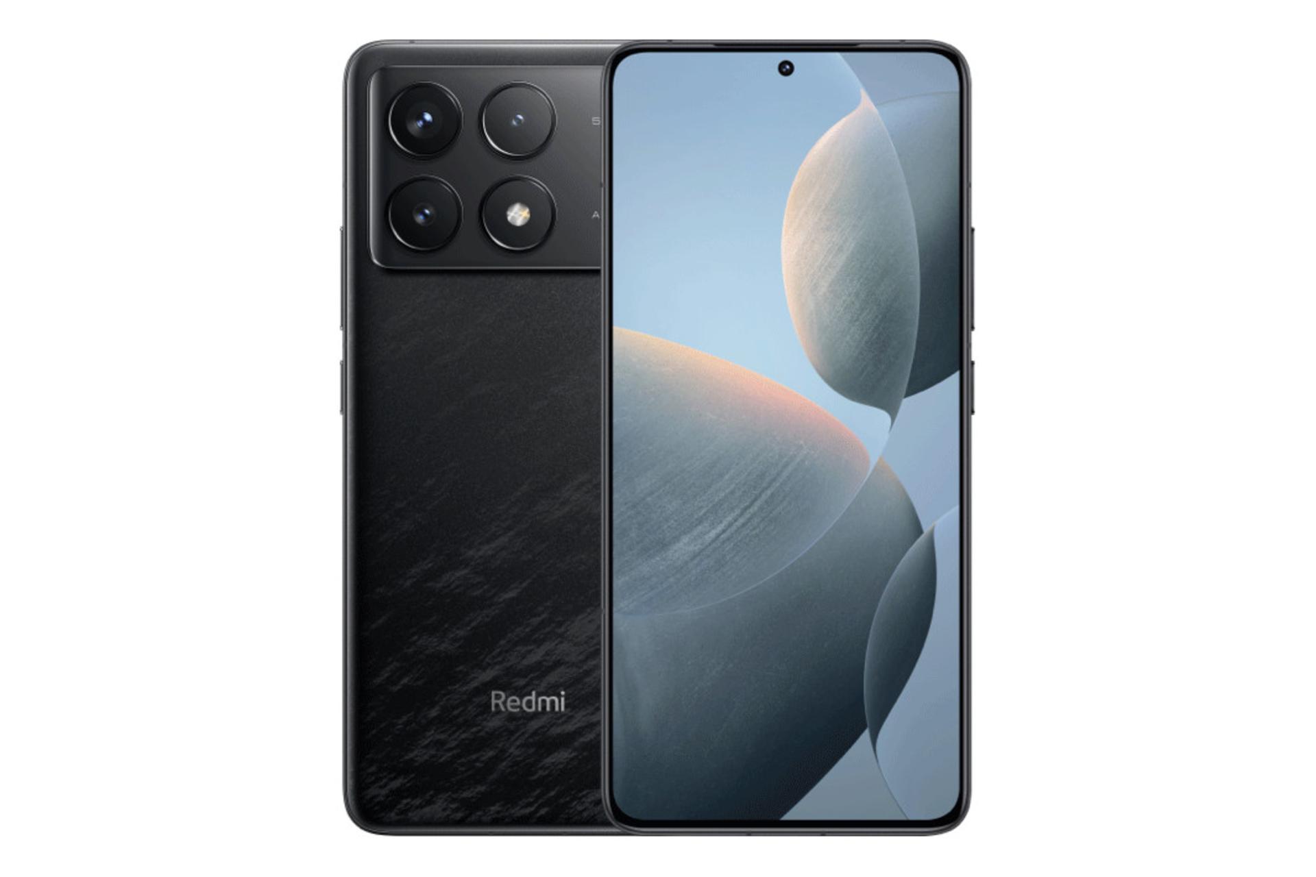 پنل جلو و پشت گوشی موبایل ردمی K70 شیائومی / Xiaomi Redmi K70 مشکی