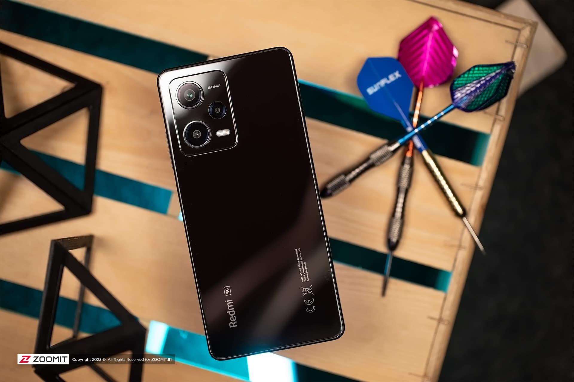 نمای پشت ردمی نوت ۱۲ پرو 5G شیائومی مشکی