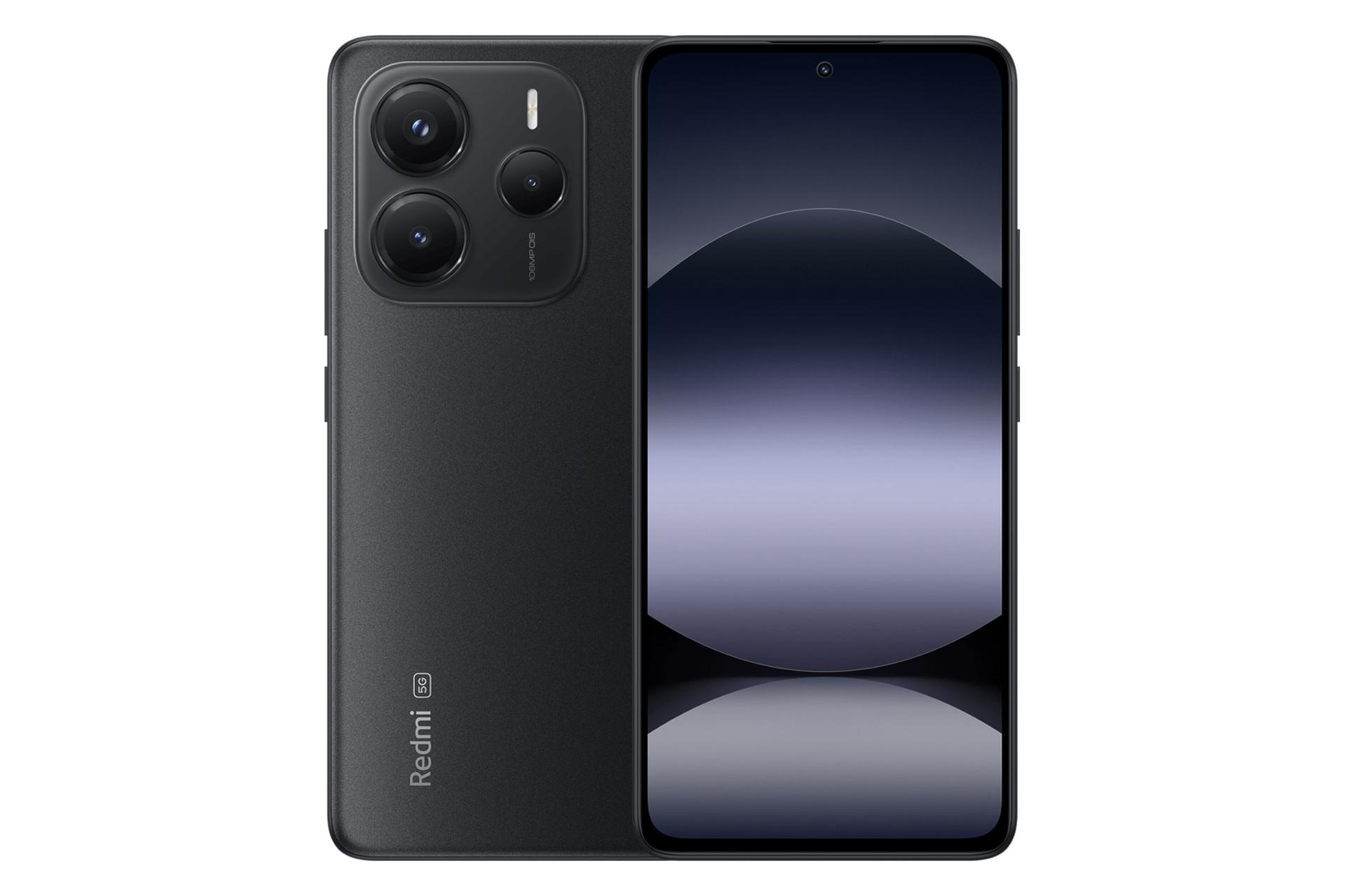 پنل جلو و پشت گوشی ردمی نوت 14 شیائومی 5G نسخه گلوبال مشکی / Xiaomi Redmi Note 14 5G Global