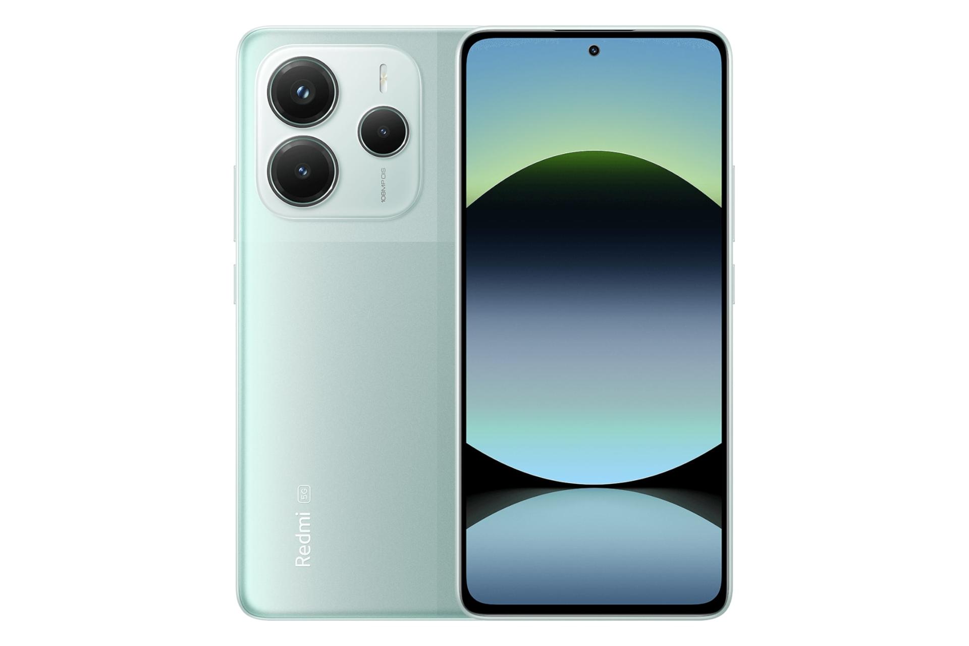 پنل جلو و پشت گوشی ردمی نوت 14 شیائومی 5G نسخه گلوبال سبز / Xiaomi Redmi Note 14 5G Global
