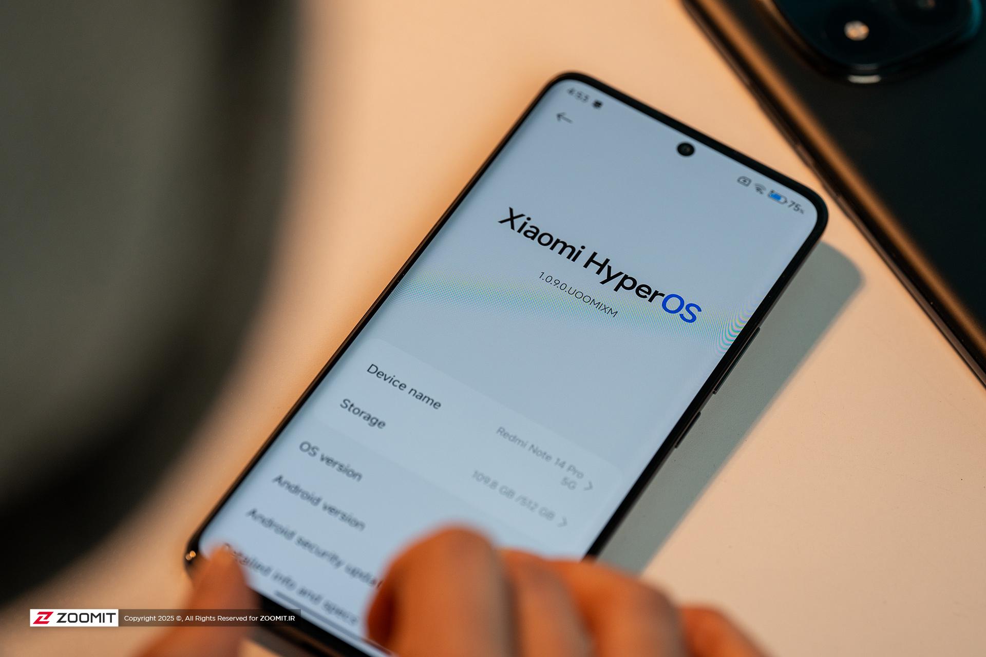 رابط کاربری ردمی نوت 14 پرو و ردمی نوت 14 پرو پلاس