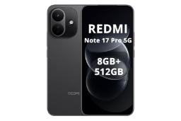 گوشی موبایل ردمی نوت 17 پرو شیائومی نسخه گلوبال مشکی / Xiaomi Redmi Note 17 Pro Global