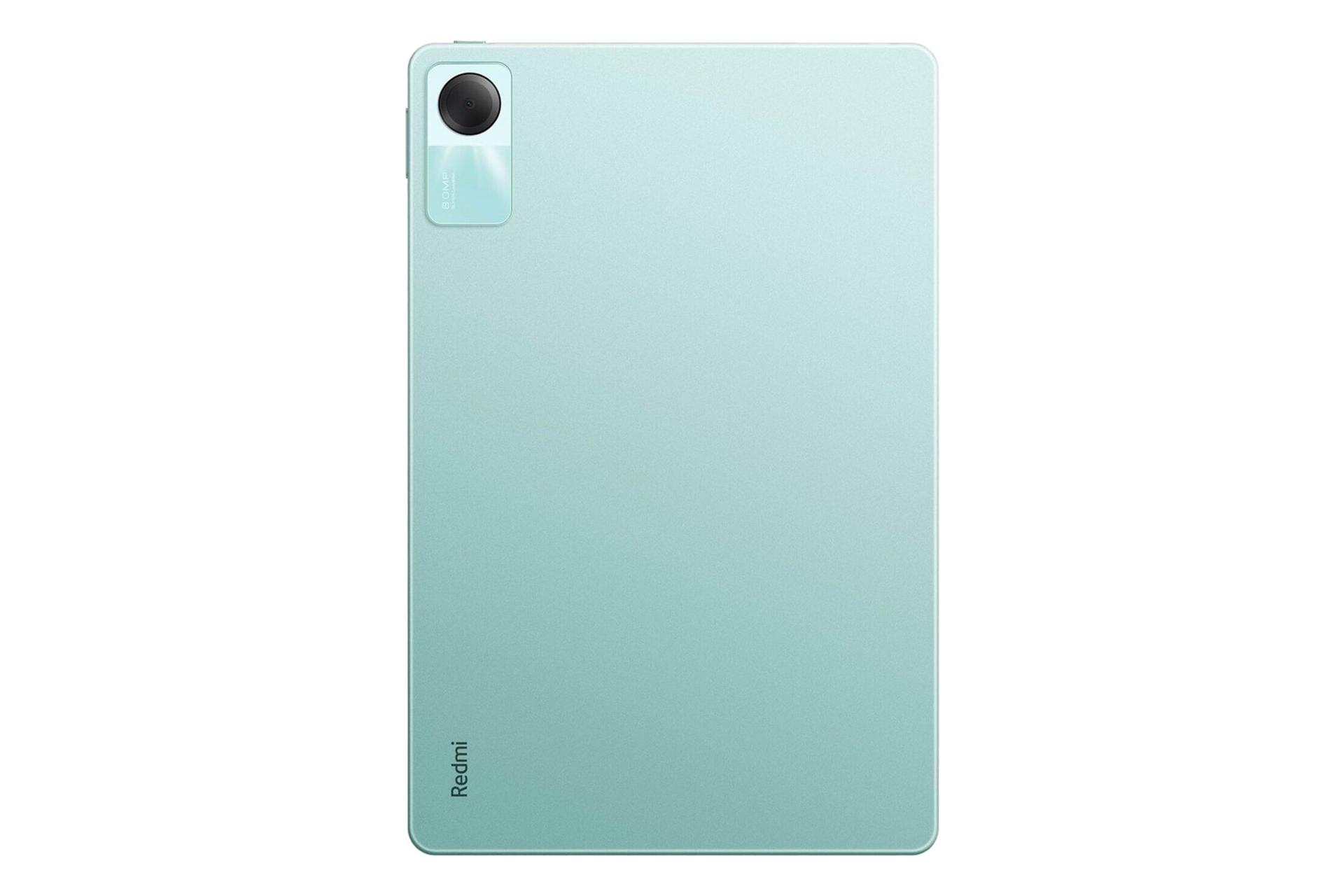 نمای پنل پشت تبلت ردمی پد SE شیائومی / Xiaomi Redmi Pad SE با نمایش لوگو و دوربین پنل پشت رنگ سبز