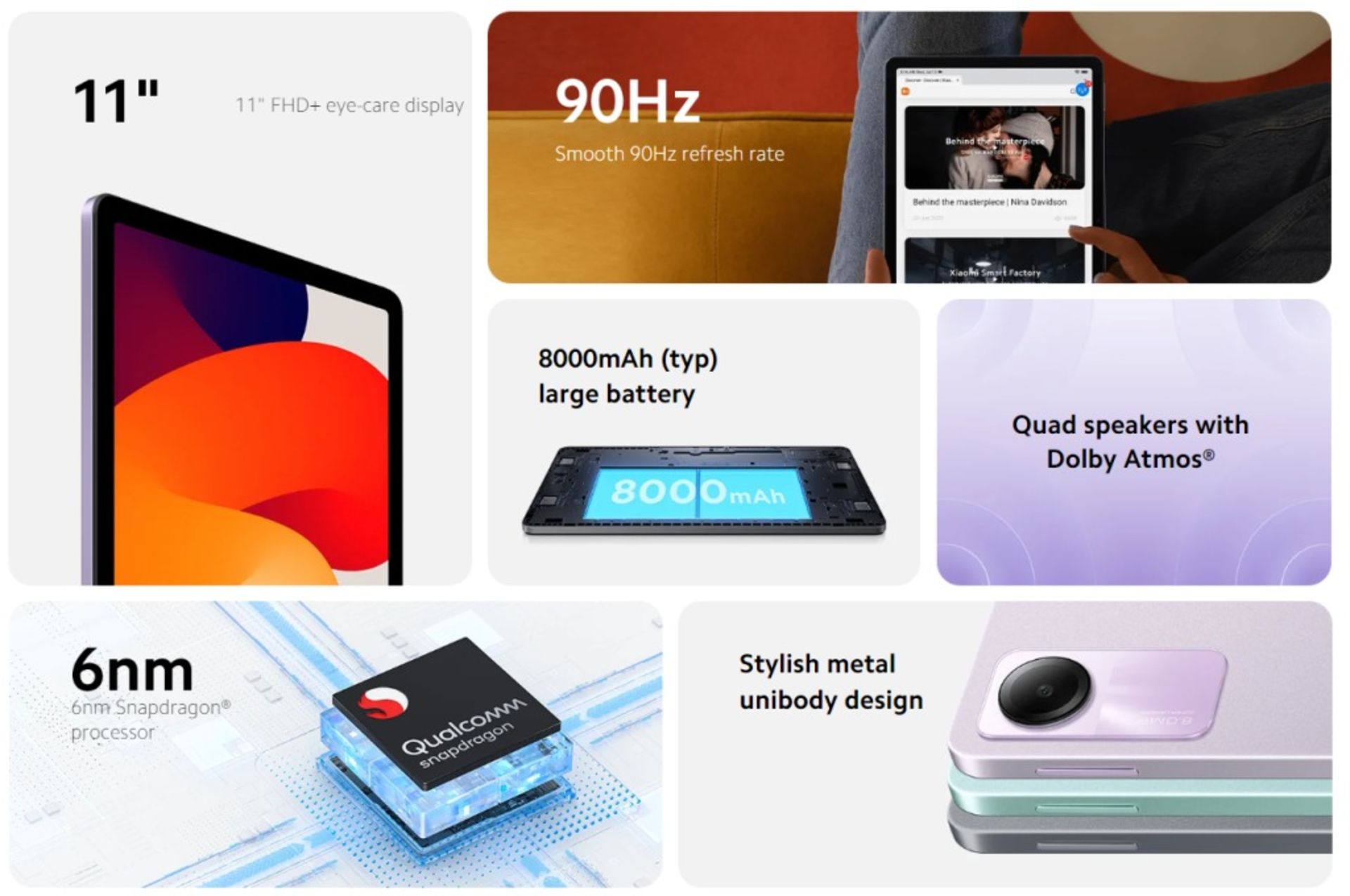 مشخصات تبلت شیائومی ردمی پد SE