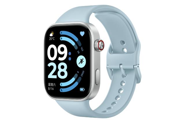 ساعت هوشمند شیائومی ردمی واچ 6 نقره ای با بند آبی روشن / Xiaomi Redmi Watch 6