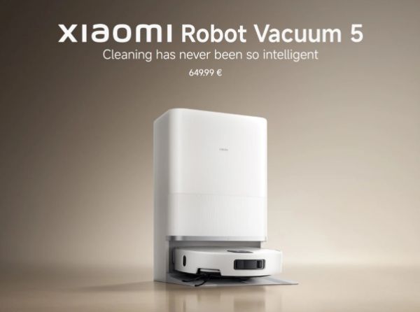 جارو رباتیک Robot Vacuum 5 در رنگ سفید