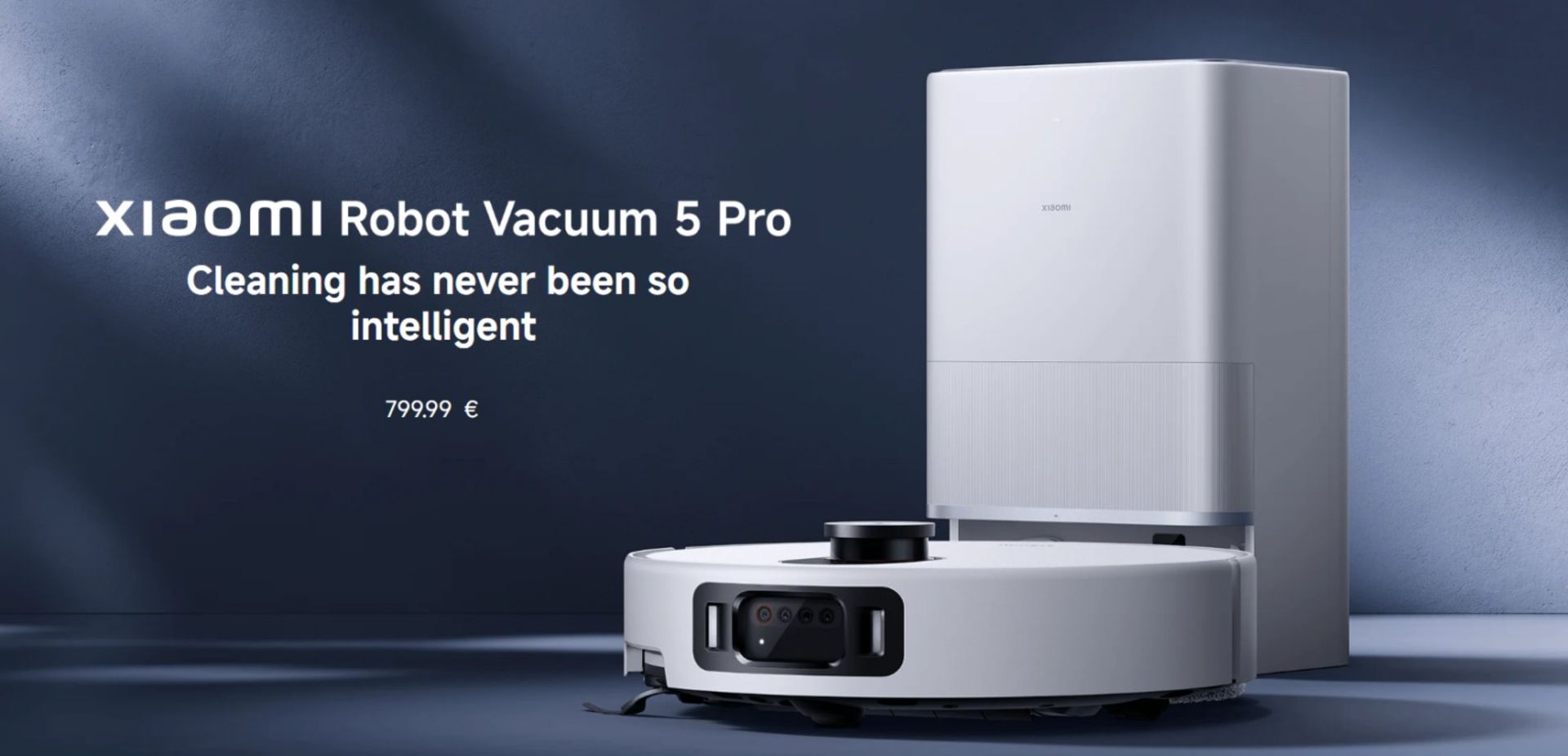 جارو رباتیک Robot Vacuum 5 Pro همراه با ایستگاه شارژ