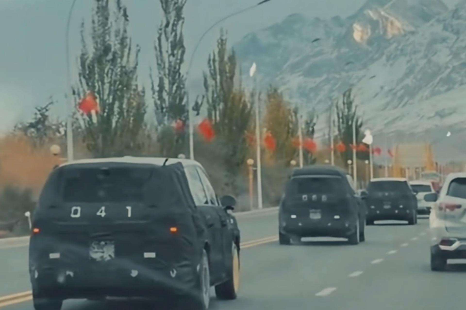 تصویر منتسب‌به شاسی‌بلند YU9 شیائومی درحال تست در جاده