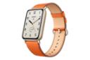 ساعت هوشمند اسمارت بند 10 پرو شیائومی طلایی با بند چرم / Xiaomi Smart Band 10 Pro