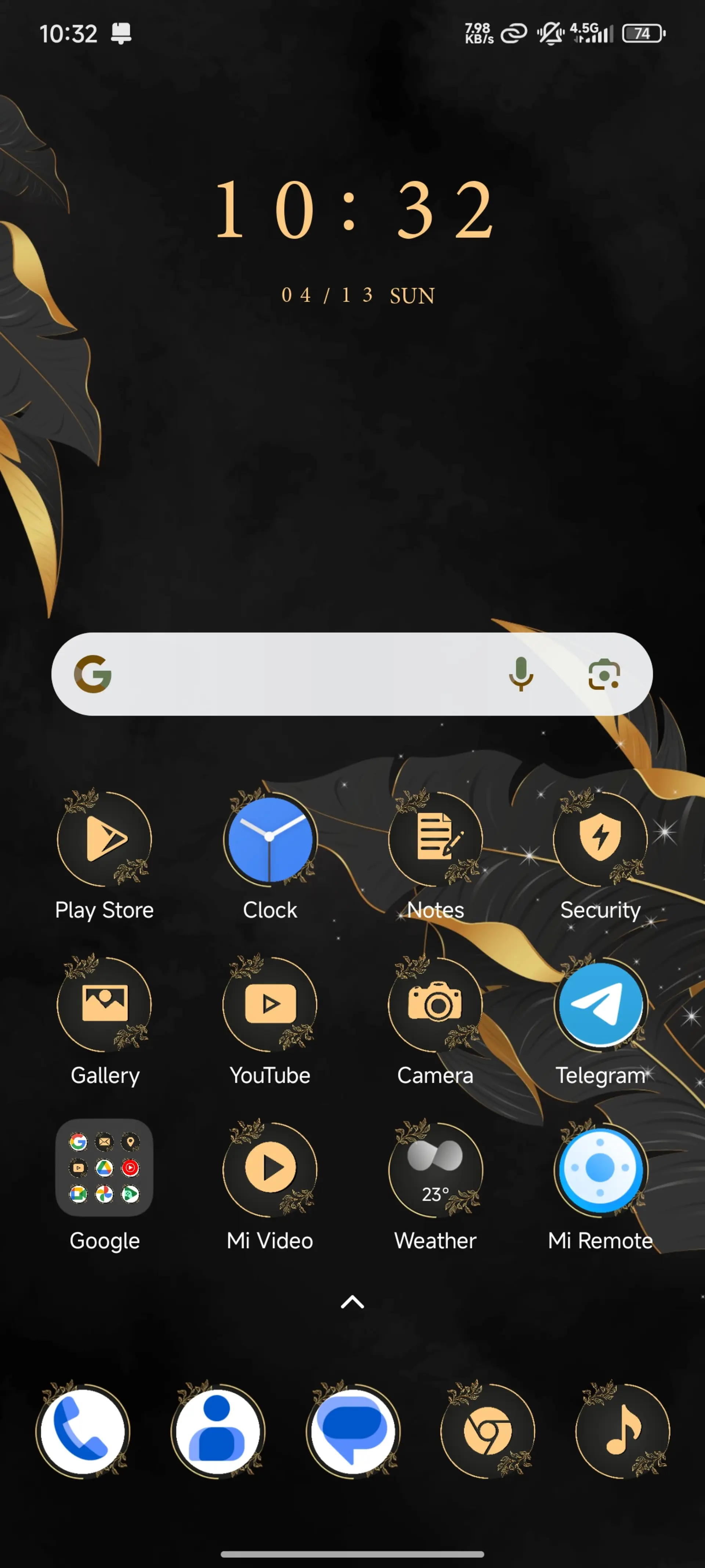 تم DarkLeaf شیائومی