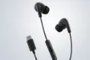 هدفون باسیم شیائومی Xiaomi Type-C Earphones مشکی از نمای کناری