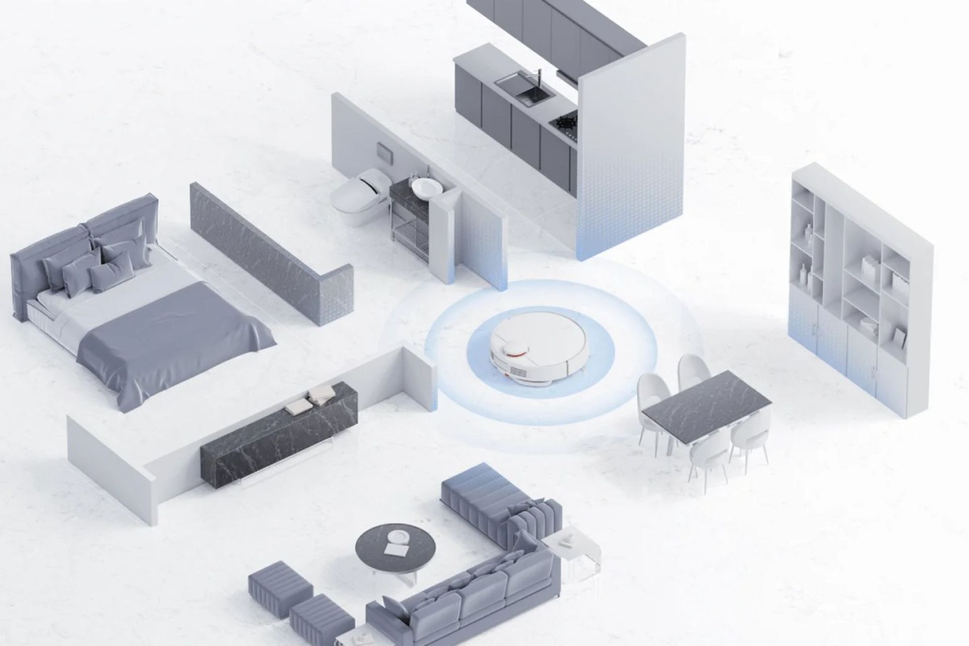جاروبرقی هوشمند شیائومی S10