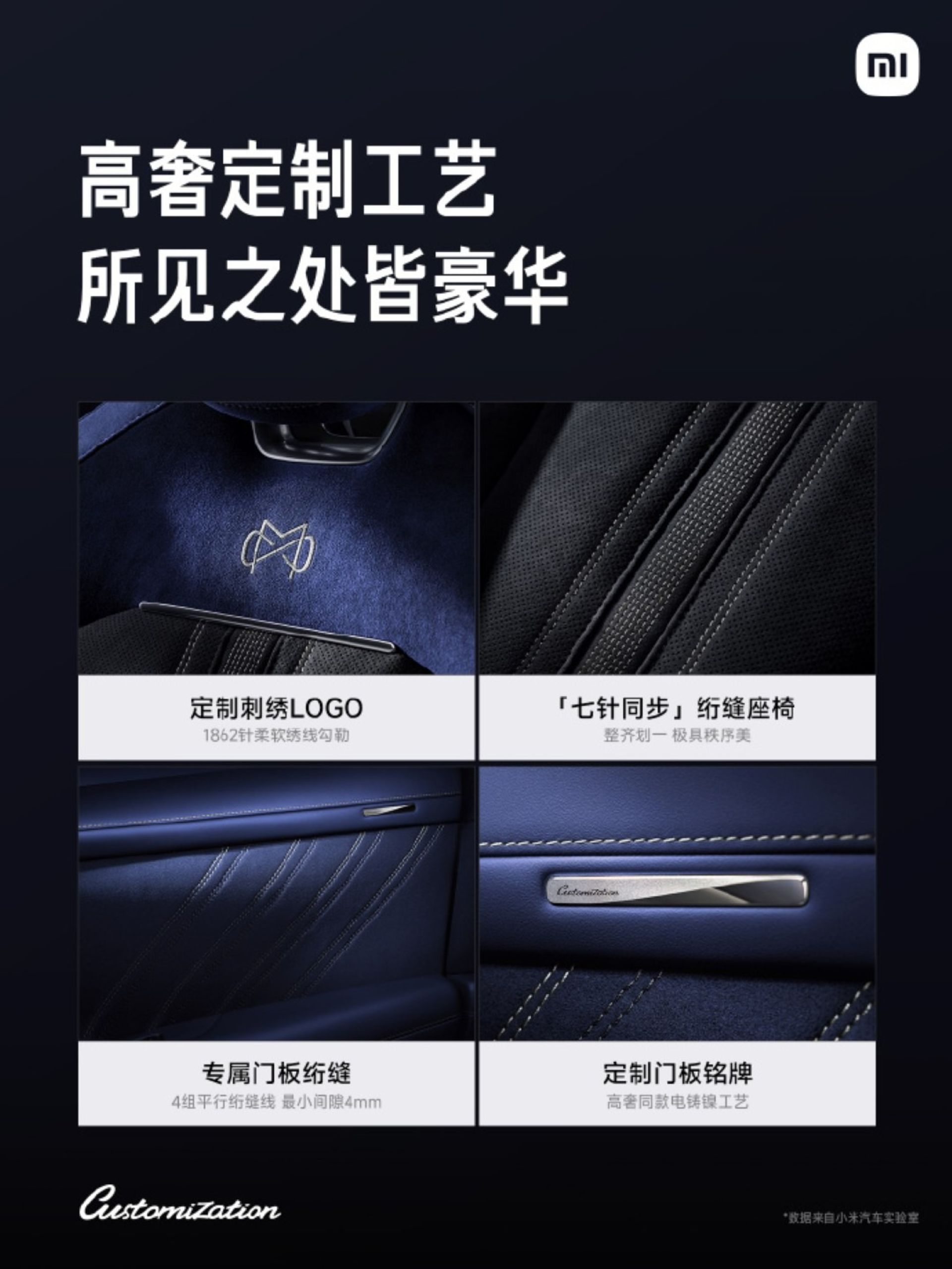 عناصر سفارشی کابین خودرو شیائومی 
