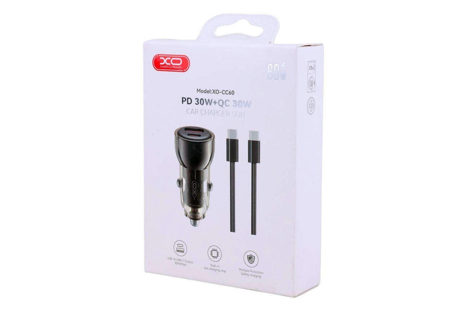 جعبه شارژر ایکس او XO CC60