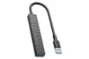 هاب USB هاب USB 3.0 ایکس او 4 پورت مدل HUB014A رنگ مشکی