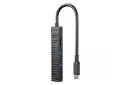 هاب USB هاب USB-C ایکس او 4 پورت مدل HUB014B رنگ مشکی
