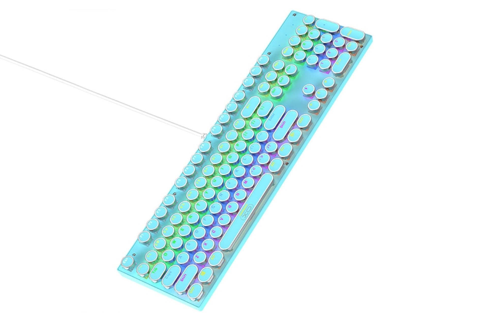 سمت چپ کیبورد ایکس او XO KB-07 آبی