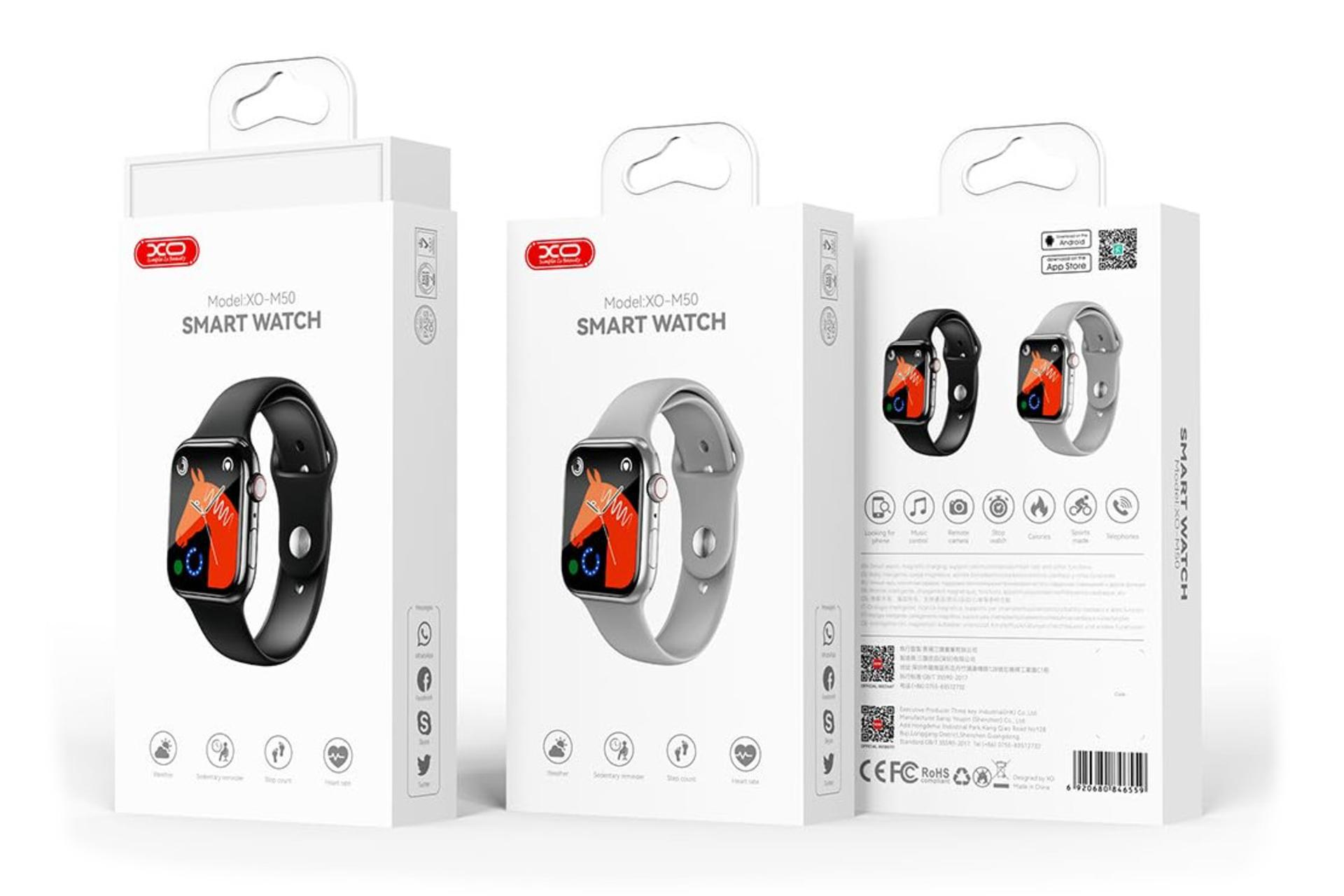 جعبه ساعت هوشمند ایکس او XO M50