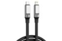 کابل شارژ USB ایکس او Type-C به Lightning مدل NB-Q252A با طول 1 متر رنگ مشکی