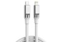 کابل شارژ USB ایکس او Type-C به Lightning مدل NB-Q252A با طول 1 متر رنگ سفید