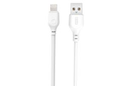 کابل شارژ USB ایکس او Type-A به Lightning مدل NB103 با طول 2 متر رنگ سفید