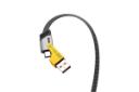 کابل شارژ USB ایکس او Type-C به Type-A+Type-C+Lightning مدل NB283 با طول 1 متر