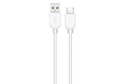 کابل شارژ USB ایکس او Type-A به Micro-USB مدل NB41 با طول 1 متر رنگ سفید
