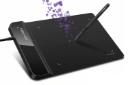 نمای نیمرخ قلم نوری ایکس پی پن Star G430S با نمایش لبه سمت چپ پد طراحی به همراه قلم