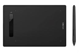 نمای رو به روی قلم نوری ایکس پی پن Star G960S Plus با نمایش پد طراحی به همراه قلم