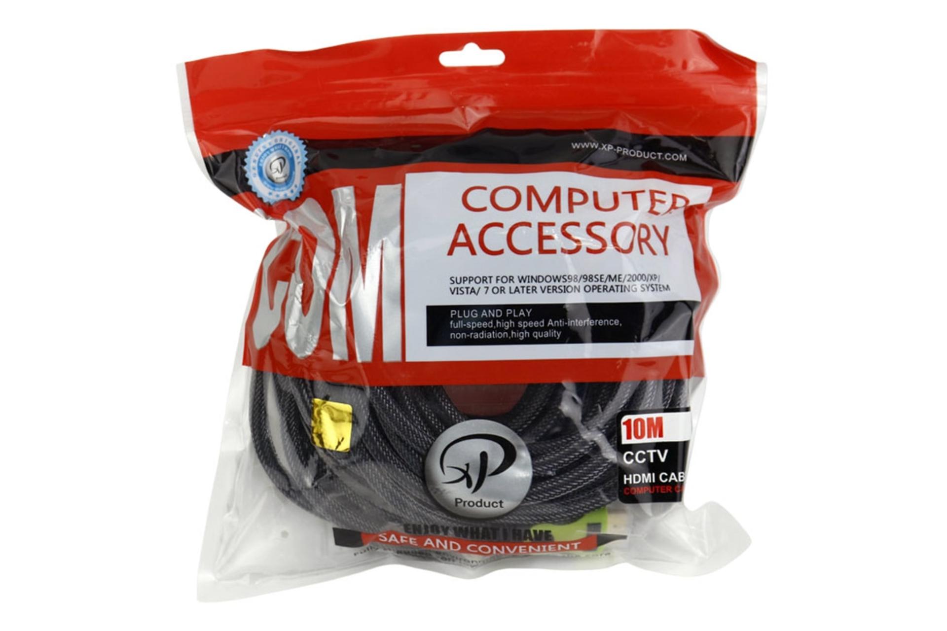 پکیج کابل HDMI ایکس پی پروداکت XP Product HDMI 1.4 4K 30Hz 10m