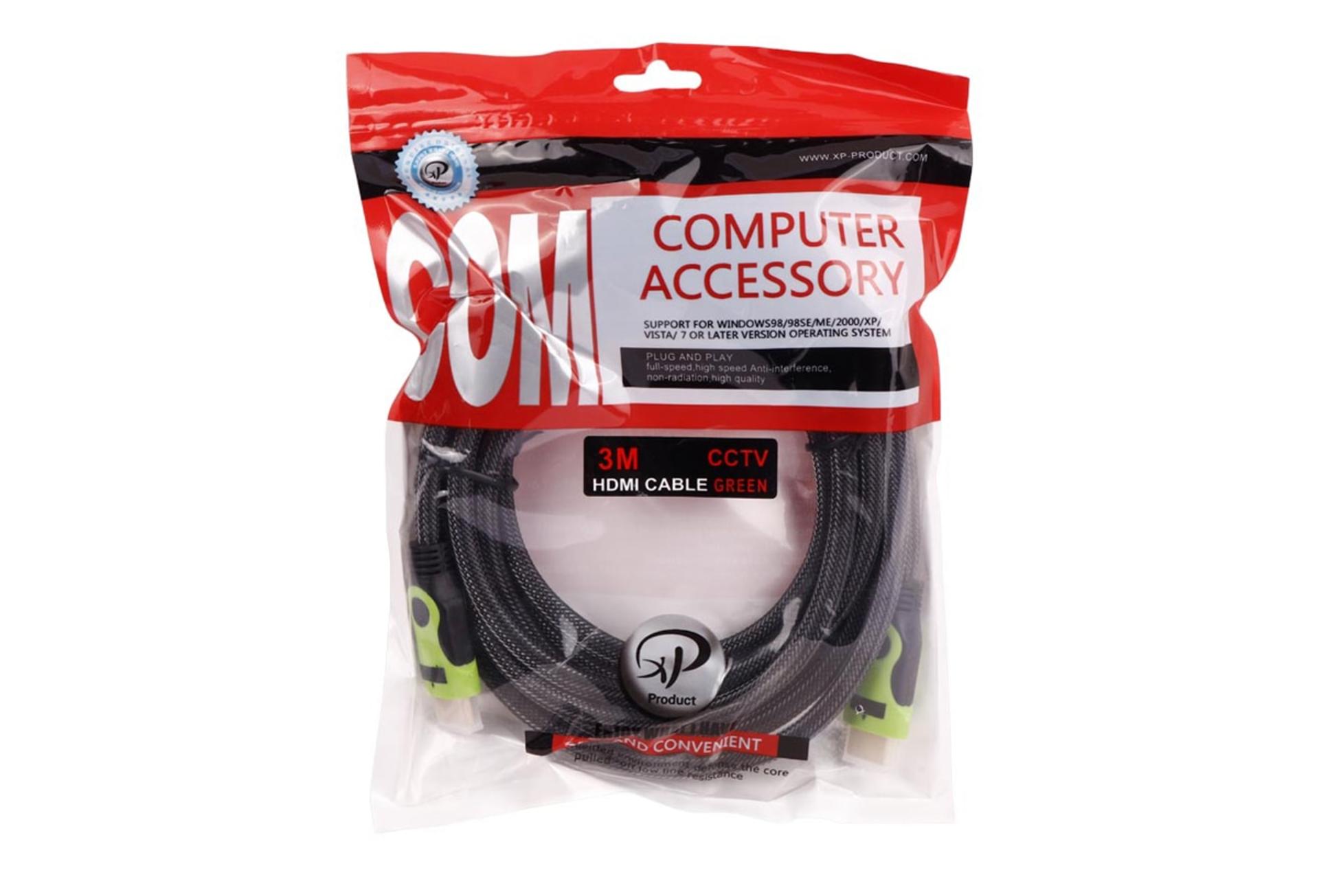 پکیج کابل HDMI ایکس پی پروداکت XP Product HDMI 1.4 4K 30Hz 3m