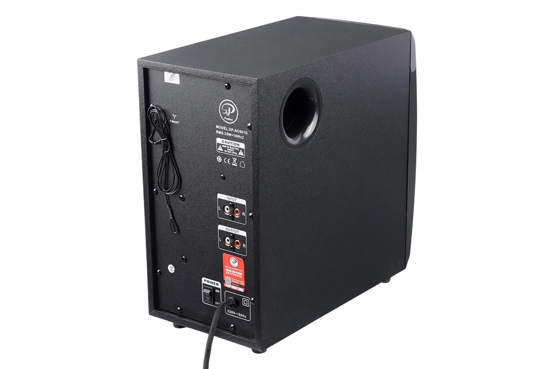 پشت اسپیکر ایکس پی پروداکت XP Product XP-AC801G