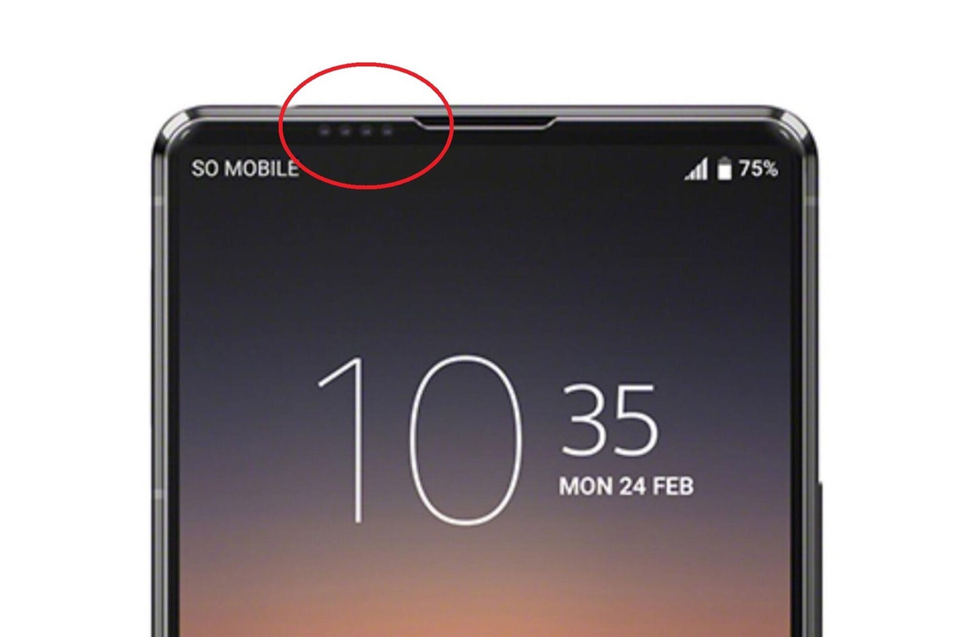 معرفی احتمالی دوربین جلو اولترامیکروهول توسط سونی