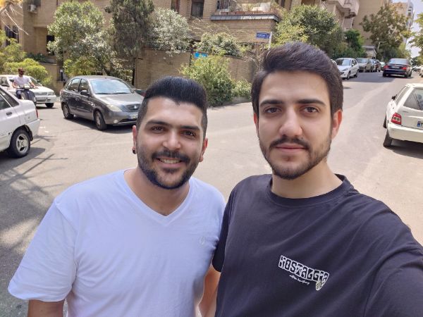 عکس سلفی هادی و شادان