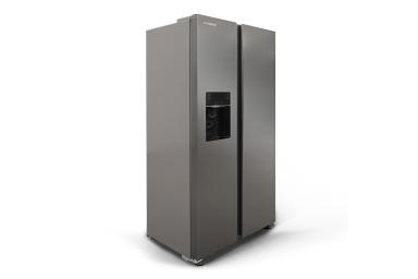 یخچال فریزر ایکس ویژن X.Vision HS550 نمای جانبی رنگ خاکستری