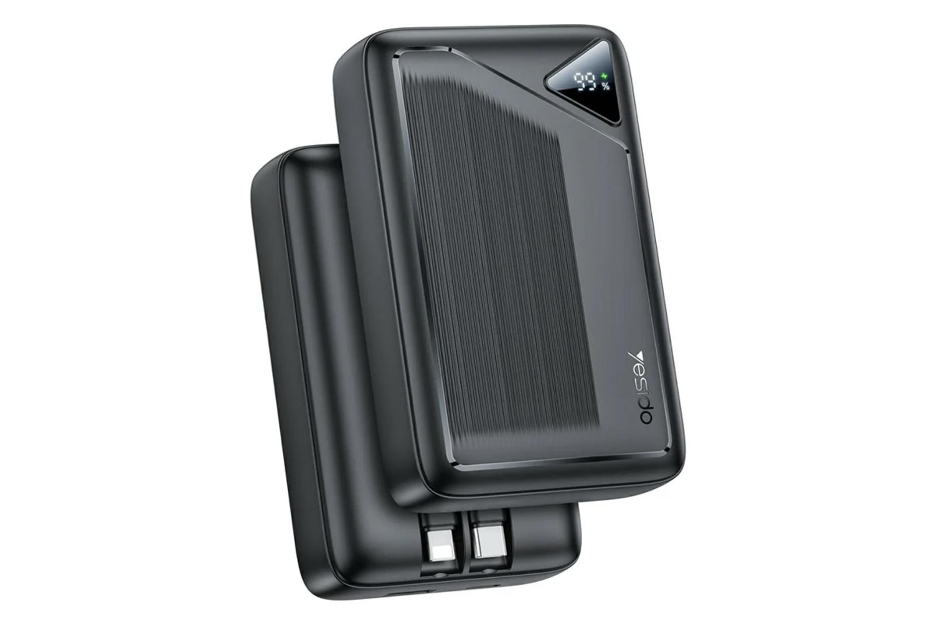 پاور بانک یسیدو Yesido YP85 20000mAh از نمای روبرو و پشت