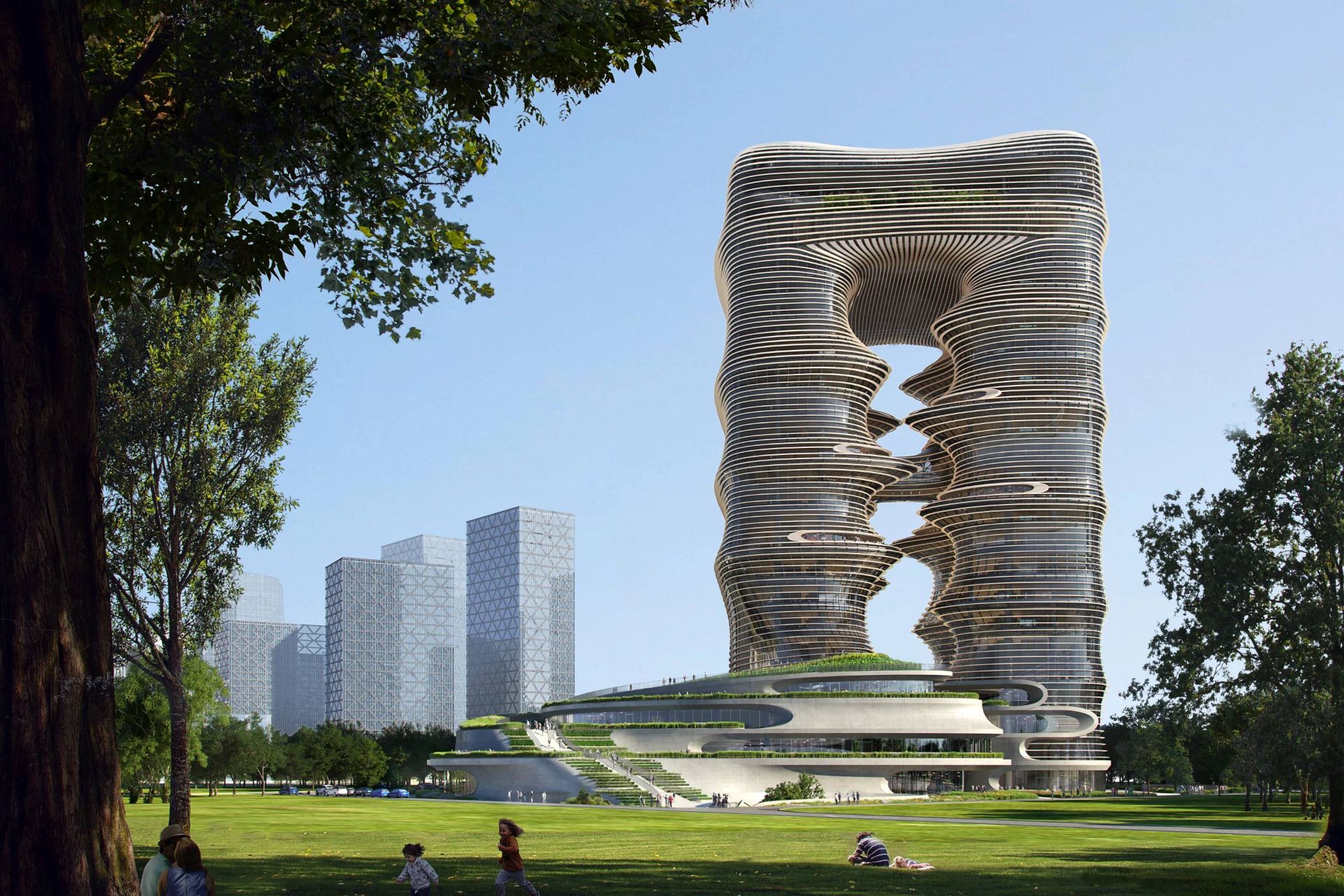 مرکز ییدان معماری زاها حدید