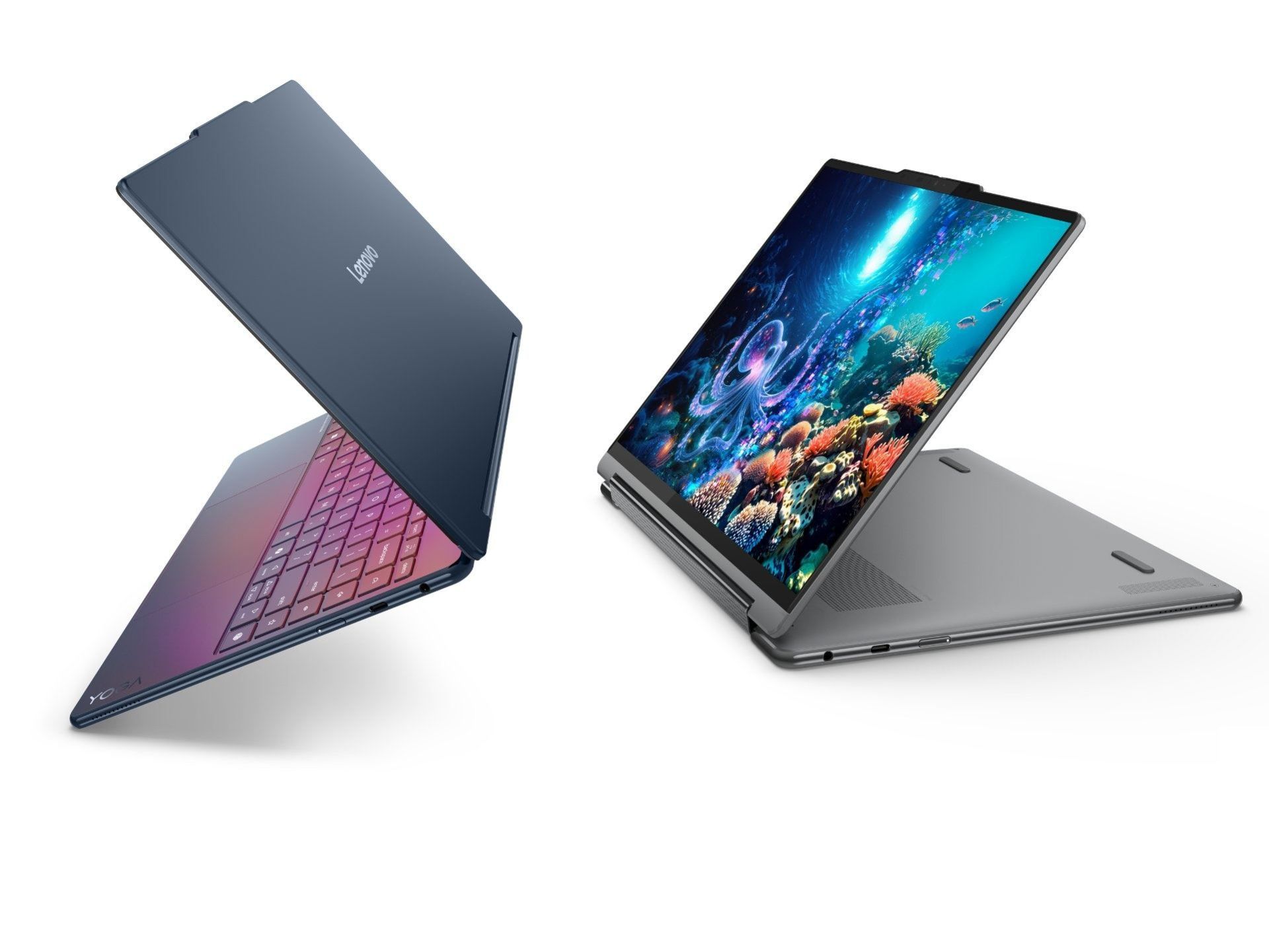هر دو سوی Yoga 9i 2-in-1 Aura Edition یوگا ۹آی ۲ در ۱ آئورا ادیشن