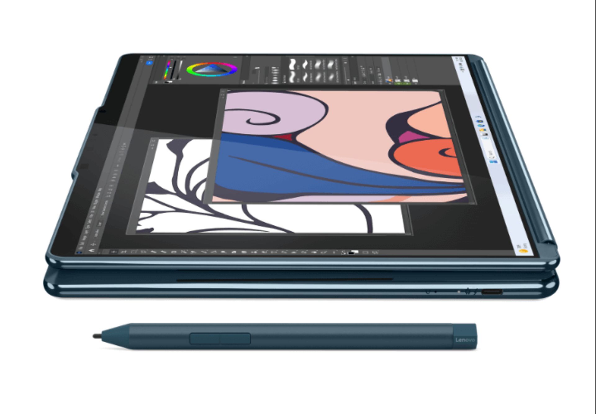 رندر لپ تاپ Yoga Book 9i لنوو